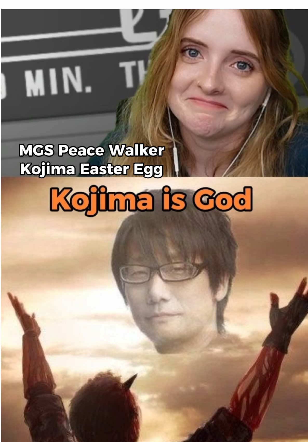 Kojima does it again 😂 #metalgear #metalgearsolidpeacewalker #kojima #gaming #reaction
