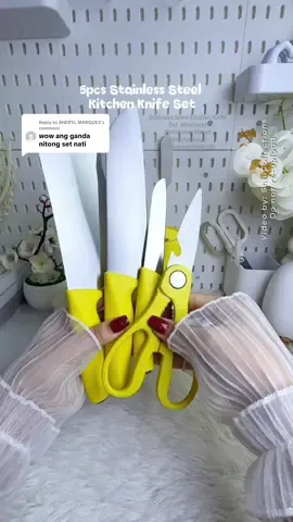 Replying to @SHERYL MARQUEZ  Stainless Steel Kitchen Knife Set  #knifeset #kitchenknifeset #kitchenknife #stainlesssteelknife 