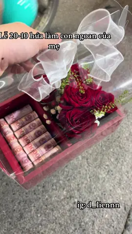Tặng mẹ iu 20/10 #qua20thang10 #setbanhhoa #20thang10 #setbanhhoatien #xuhuong 