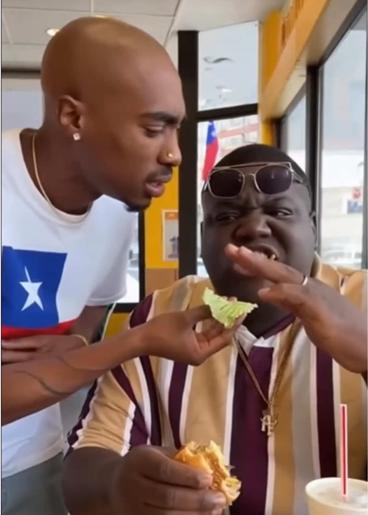 2pac molesto con Biggie🇨🇱 #chile #tiktokviral #viral #gracioso #santiagodechile 