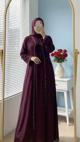 🌟 Tampil anggun & elegan di setiap momen! Gamis Abaya Najwa ini terbuat dari bahan ceruty premium yang jatuh dan nyaman dipakai 💕 #abaya #gamiscantik #abayastyle #fyppppppppppppppppppppppp #fyp 