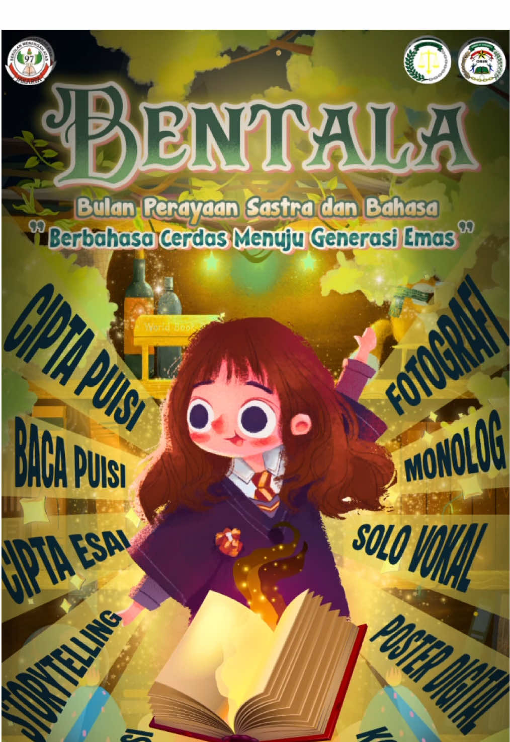 THERE IS A CALL FROM 𝐁𝐄𝐍𝐓𝐀𝐋𝐀 𝟐𝟎𝟐𝟓!! 🧙🏻‍♀️🪄 Halo sobat brigief 🙌🏻  We proudly present our most exciting event : BENTALA 2025 is almost here! 🎉 Rayakan bulan bahasa bersama MPK/OSIS SMAN 97 Jakarta dengan tema “𝘽𝙚𝙧𝙗𝙖𝙝𝙖𝙨𝙖 𝘾𝙚𝙧𝙙𝙖𝙨 𝙈𝙚𝙣𝙪𝙟𝙪 𝙂𝙚𝙣𝙚𝙧𝙖𝙨𝙞 𝙀𝙢𝙖𝙨” ✨    Close registration date is around the corner, make sure to register yourself before October 21, 2025❗ It's your turn to shine through BENTALA 2025, See you on October 31, 2025! 🌟 #fyp #sman97jakarta #sman97jkt #mpkosis97jkt #fypp 