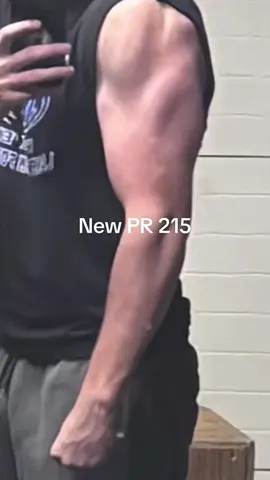New pr on bench 215 gonna try and hit 225 soon#fyp #gym #workout #benchpress #pr 