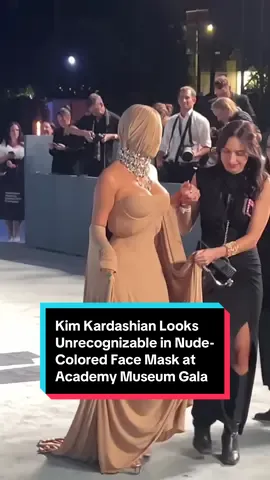 #KimKardashian wore a striking outfit to the #AcademyMuseumGala. ✨ #TheKardashians #AllsFair 