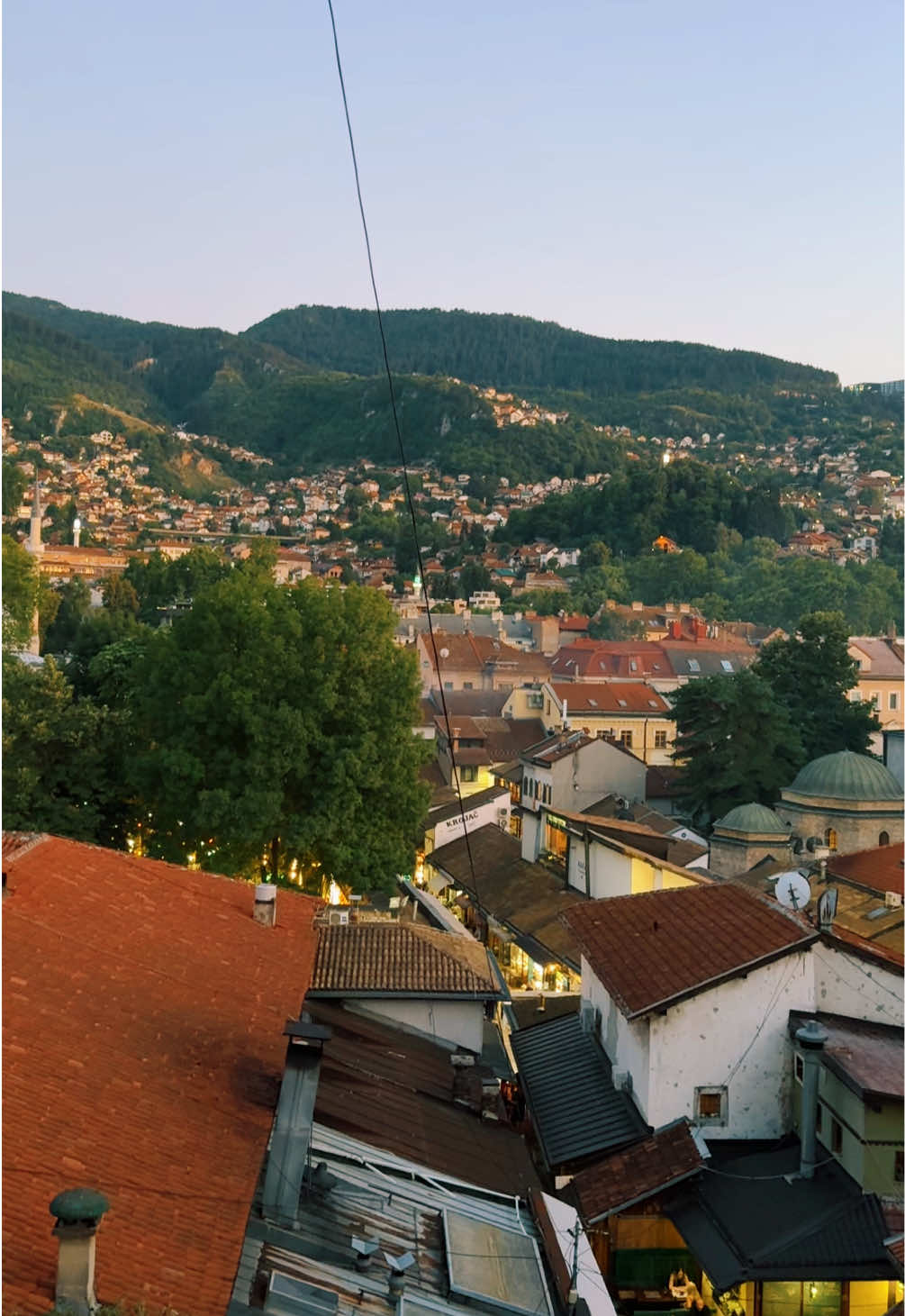 All I need is this view and some ćevapi  #bosniaandherzegovina #sarajevo #BiH #BosnaIHercegovina