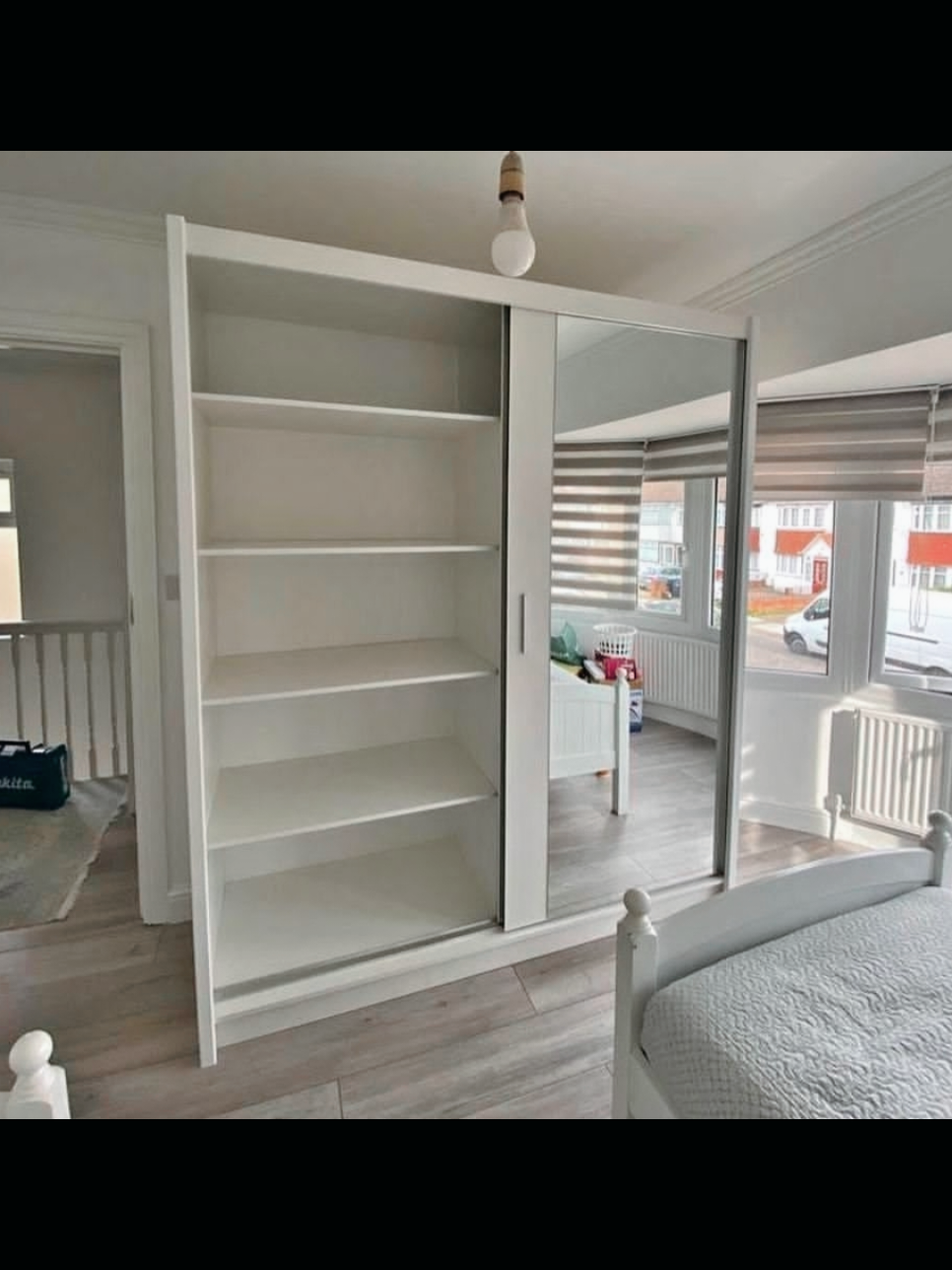 👉 Double & Triple Door Sliding Wardrobe Available 👉 More Shelves and hanging rails 👉 Delivery services all over the UK🚚 #wardrobe #slidingdoor #mirrorwardrobe #marikawardrobe #chicago 