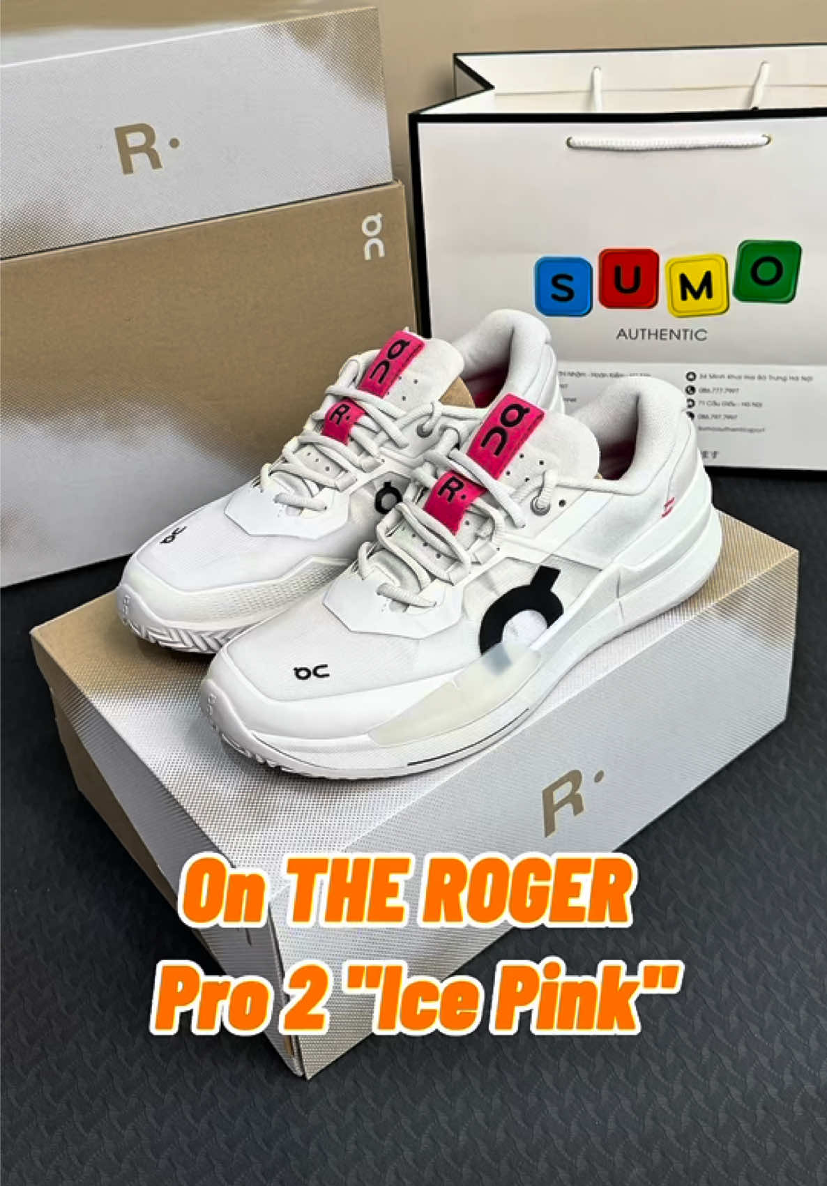 Giày pickleball/tennis On THE ROGER Pro 2 ''Ice Pink'' ai còn chê phối màu này nữa chắc em SUMO tặng luôn giày :3 #sumoauthentic #sumo71caugiay #xuhuong #viral #pickleball 