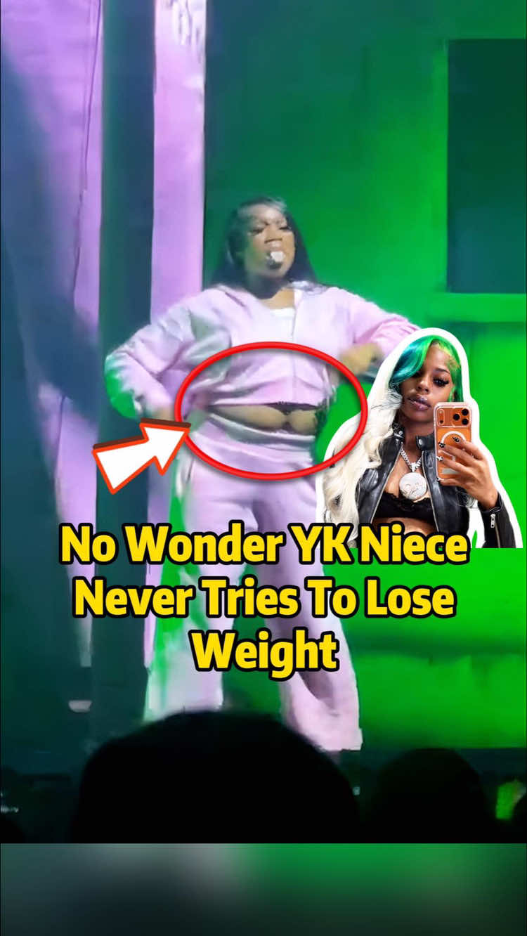 No wonder YK Niece never tries to lose weight,she used three moves to turn Pluto into a clown #pluto #ykniece #nbayoungboy 