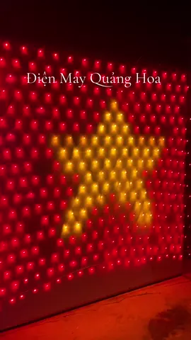 Đèn Led Lá Cờ Việt Nam Trang trí rực tỡ niềm Tự Hào #lacovietnam🇻🇳 #cờtổquốc #ledtrangtri #dienmayquanghoa37 