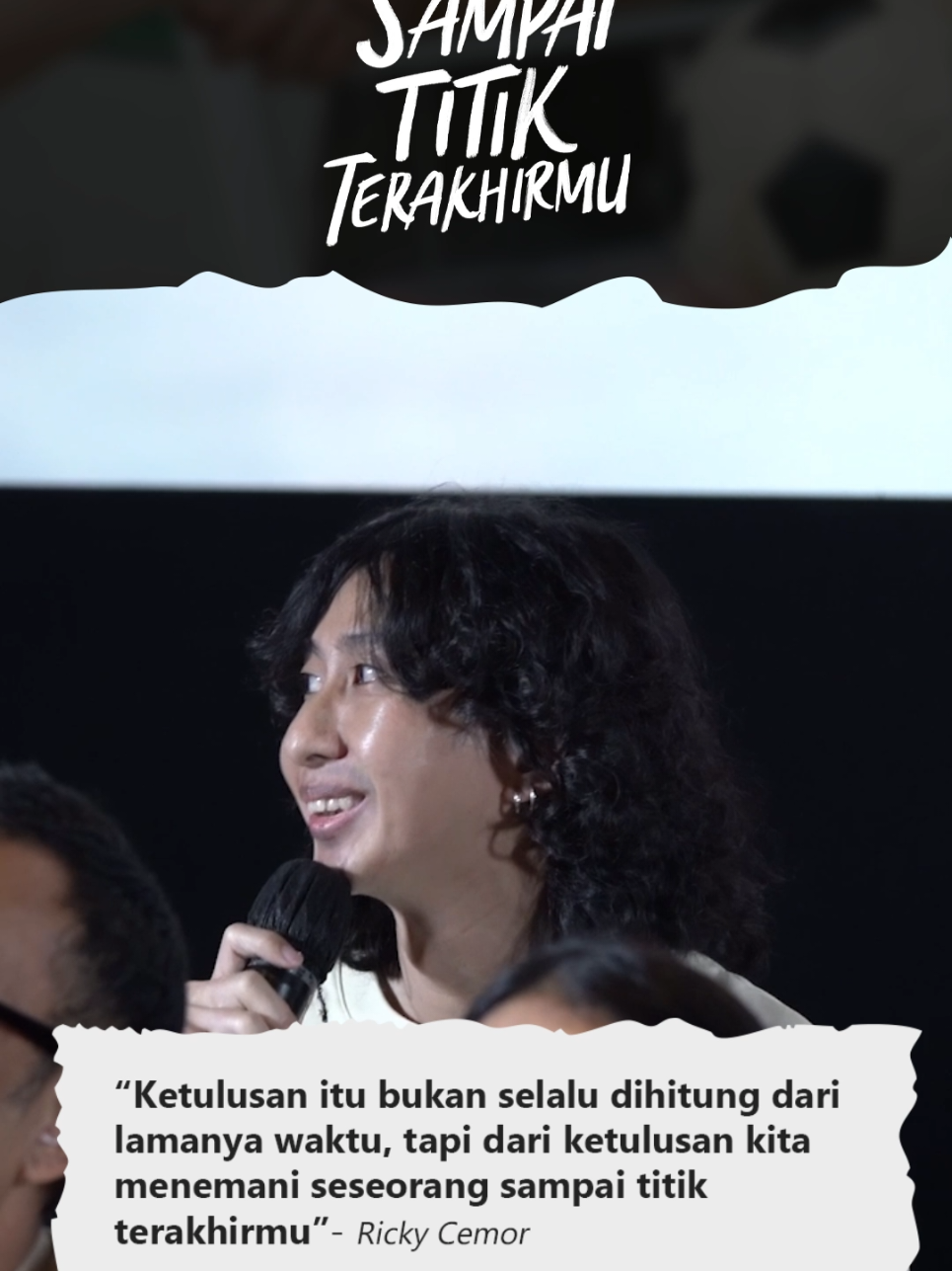 Keren banget kata-kata dari Ricky Cemor ini, sederhana tapi ngena banget! ✨ ✨ Sampai Titik Terakhirmu ✨ Kisah Nyata Albi & Shella: Saat Kanker Datang, Cinta Tetap Bertahan Tayang 13 November 2025 di bioskop‼ #SampaiTitikTerakhirmu #STTM #FilmSampaiTitikTerakhirmu #LytoPictures #TikTokTainment 