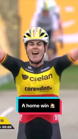 The Belgian champion on home turf 🔥  Marion Norbert Riberolle takes a commanding win in Ruddervoorde.  #cycling #roadcycling #cyclocross