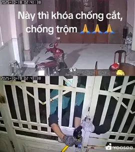 Này thì khóa chống cắt, chống trộm 🙏🙏🙏