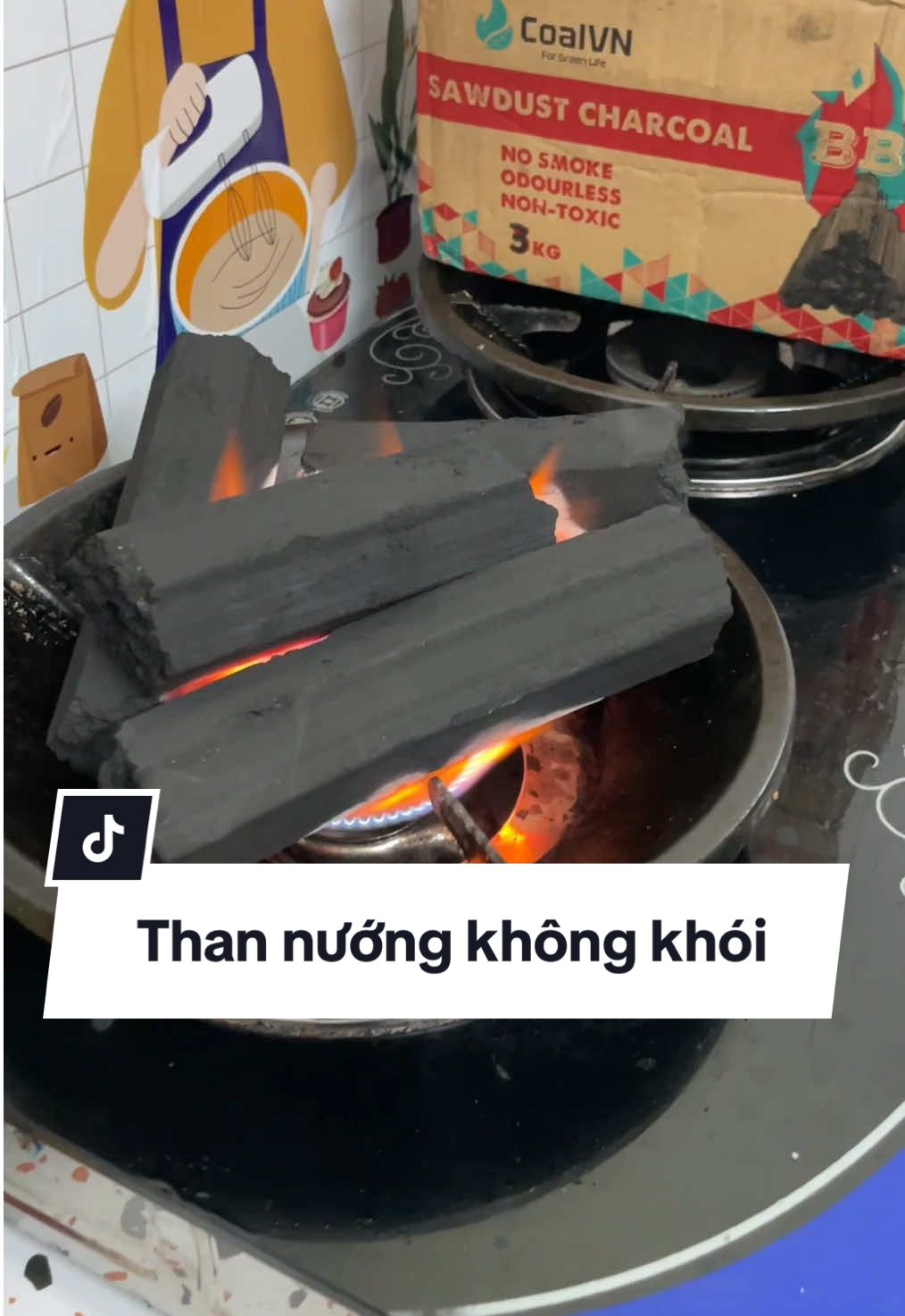 Than nướng không khói CoalVN than ép lục giác giữ nhiệt lên đến 4h #thannuong #thannuongkhongkhoi #thanhoa #thannuongbbq  #hieuleebepe 