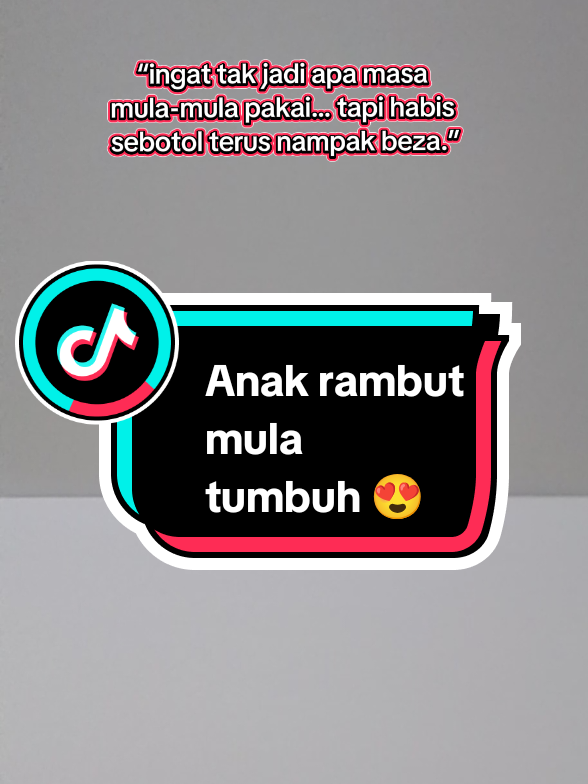 “Anak rambut mula tumbuh tepi dahi — saya tahu ampoule ni betul-betul berkesan 💚” #TestimoniTulen #HairGrowthBoost #YourHairOurTheory #RambutKembaliSihat 