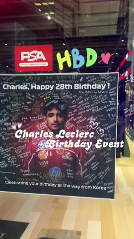 I’m telling you guys Korea is on another level with fan events ✨ my favorite part about living here honestly 🥹🏎️🏁 #f1 #formulaone #fhobbykorea #lifeinkorea #foreignerinkorea #charlesleclerc16 #charlesleclercfan #scuderiaferrarif1 @ferrari @Charles Leclerc @Studeria Ferrari F1 