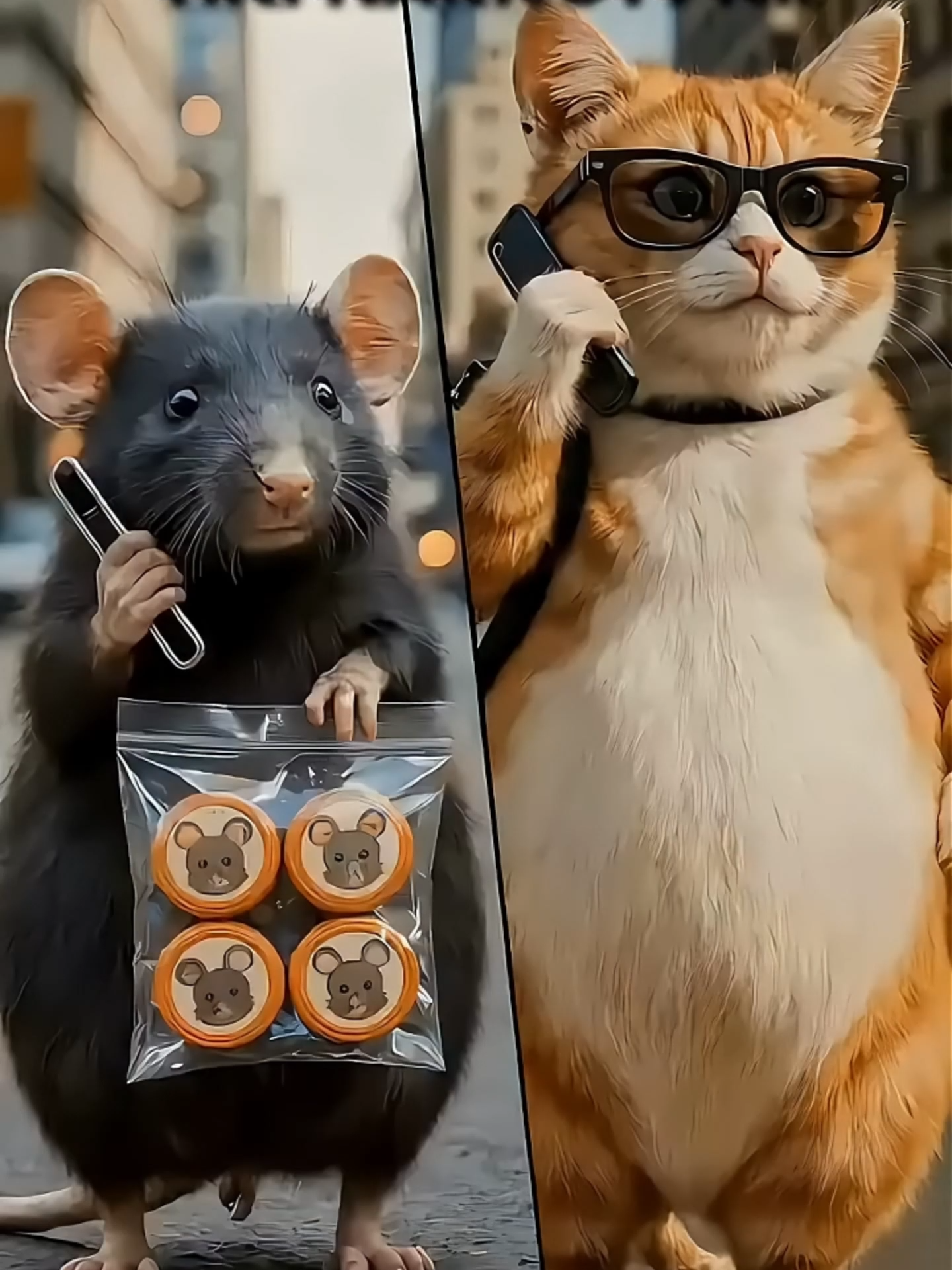 riki tiki#viral #fyp #kot #goryl #ai