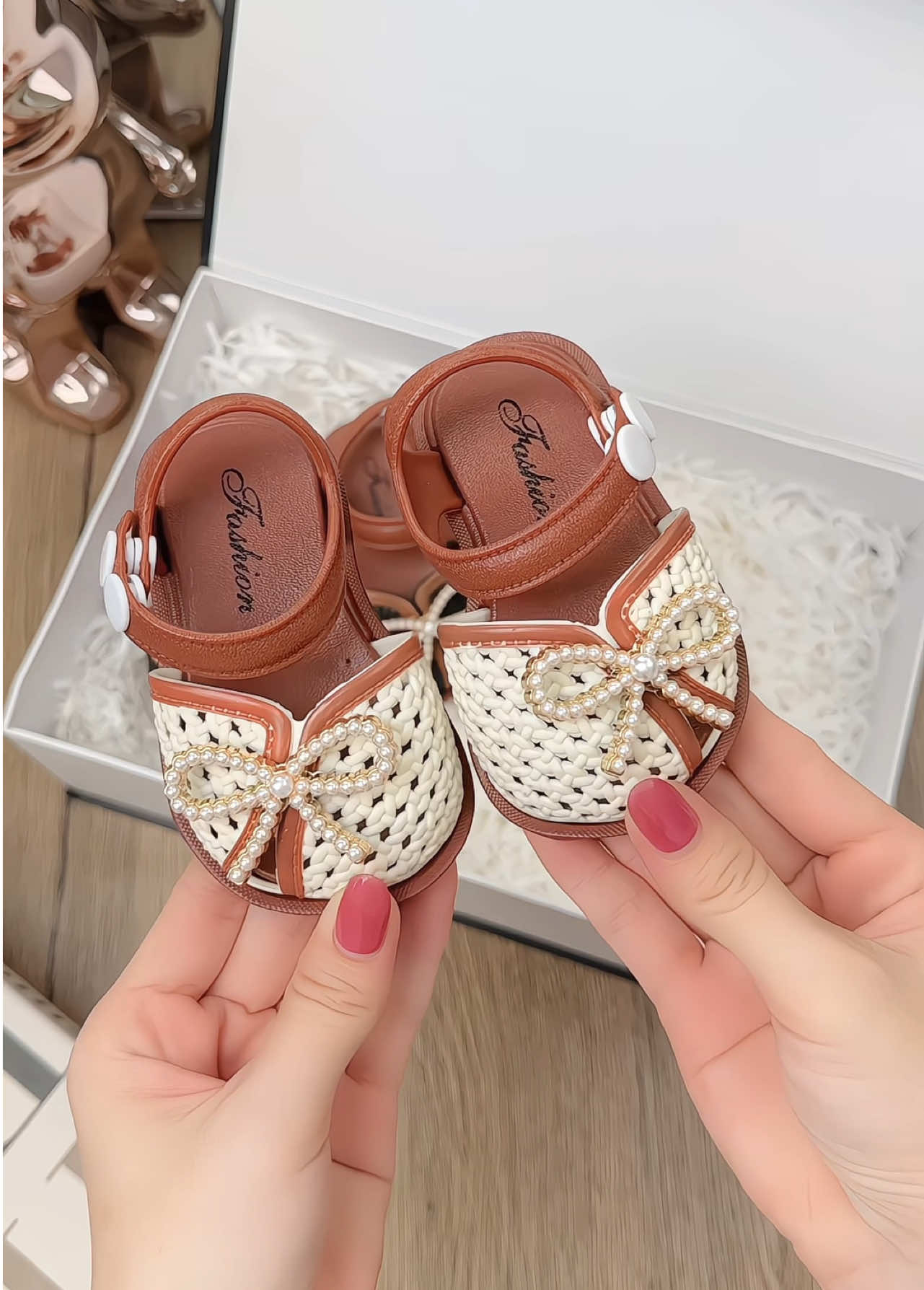 Giày tiểu thư lưới lười nút cài #achareview #giaybupbechobe 