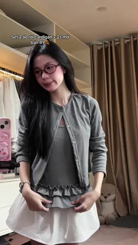 Mở bán hết ngày 20/10 deal 89🍂 nha chị em uii #xh #fyp #OOTD #outfitideas #cardigan 