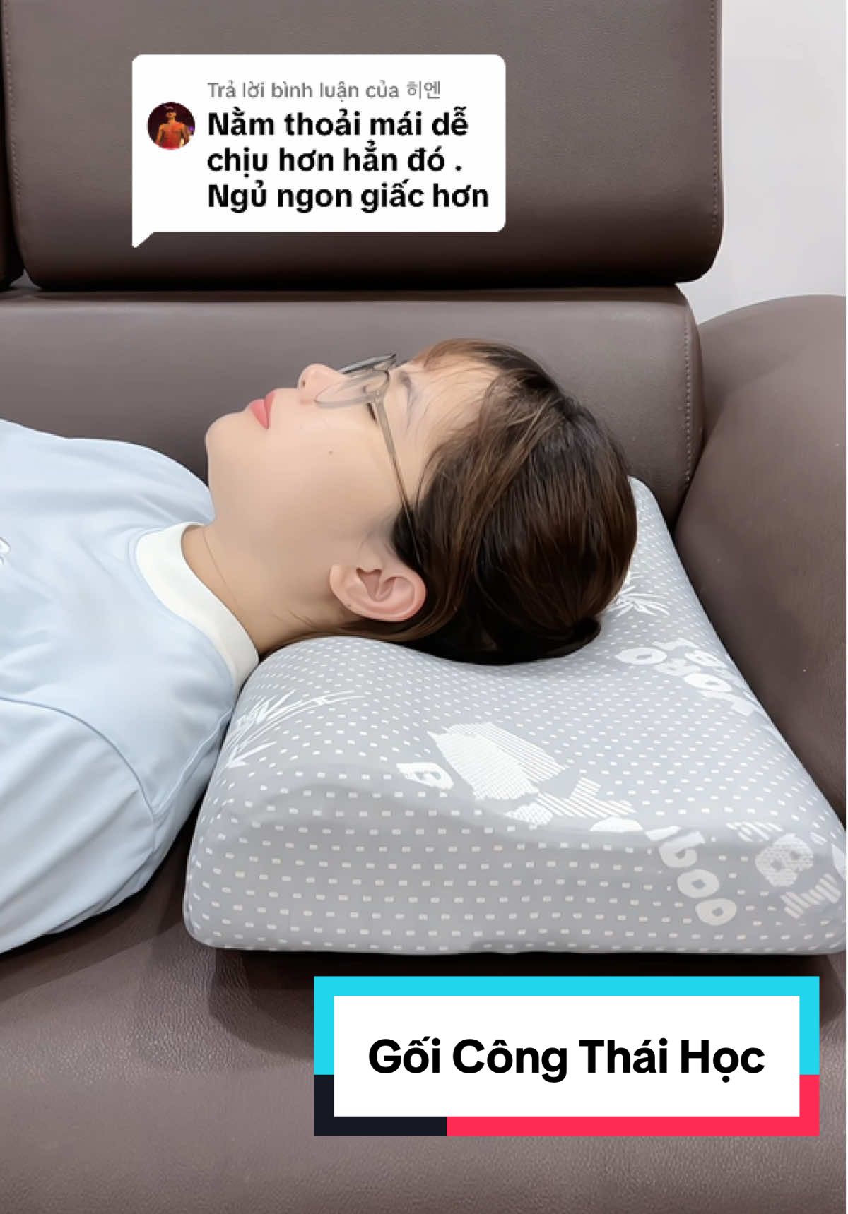 Trả lời @히엔 Gối ngủ công thái học Yorokobi : dễ đi vào giấc ngủ, ngủ ngon giấc, sâu giấc, không lo lắng tình trạng đau mỏi cổ vai gáy #xuhuong #goicongthaihoc #yorokobi  @Nguyễn Thuý Hiền ✅  @Nguyễn Thuý Hiền ✅ 