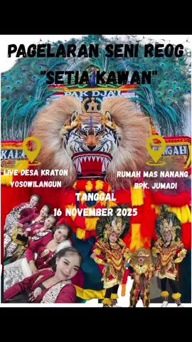 INFO REOG #reogsetiakawan  #reoglumajang  #fyppppppppppppppppppppppp  #semuaorang 