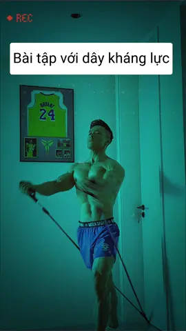 Bài tập nâng cấp vóc dáng với dây kháng lực Powerband nhé #daykhangluc #daykhangluctapgym #baitapdaykhangluc #tapgym #tapgymtainha 