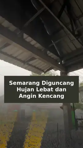 Kerusuhan cuaca di Semarang merusak banyak rumah tanpa korban jiwa. #Semarang #cuacaekstrem #bantuanBPBD #waspada