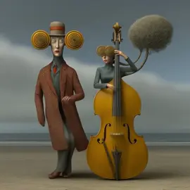 I have a happy one for you today. I’m in love with this beautiful jewel toned #midjourney style. And these characters are wonderful. I hope this can bring you a few minutes of joy today. Animated using @Hailuo AI (MiniMax) and song made using @Suno  #ai #aiart #aivideo #fyp