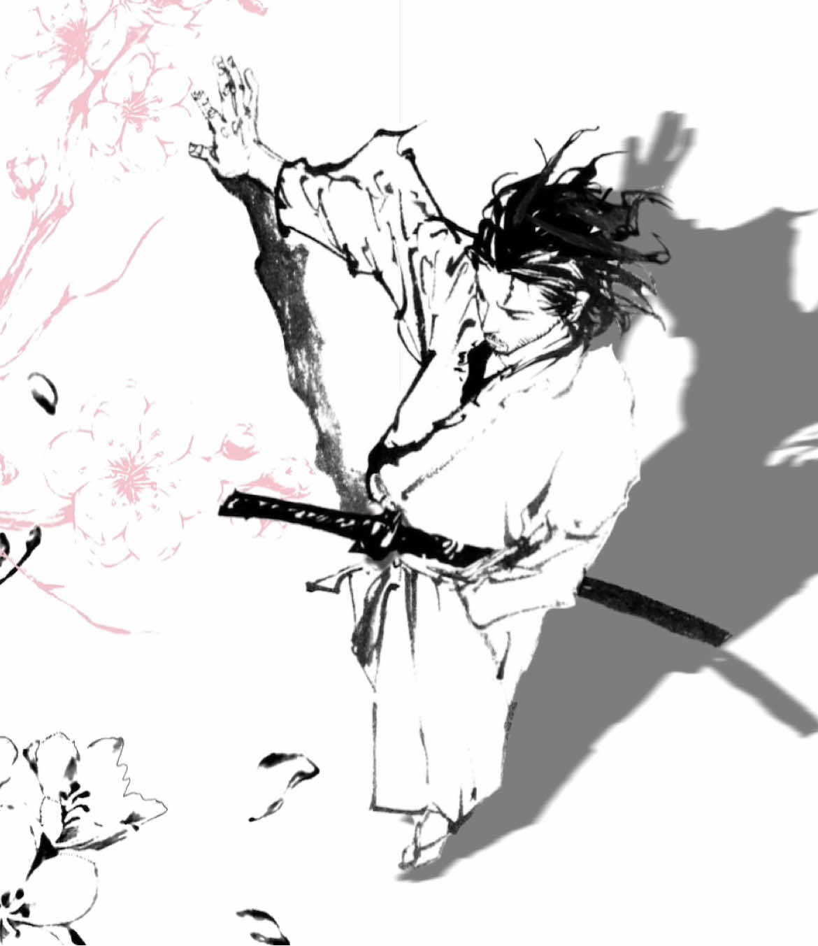 愛 // trying out new styles // first and LAST time manga animating. — ib: @kisleus ,, this is so bad bye #vagabond #musashimiyamoto #takehikoinoue #animeedit #vagabondmanga 