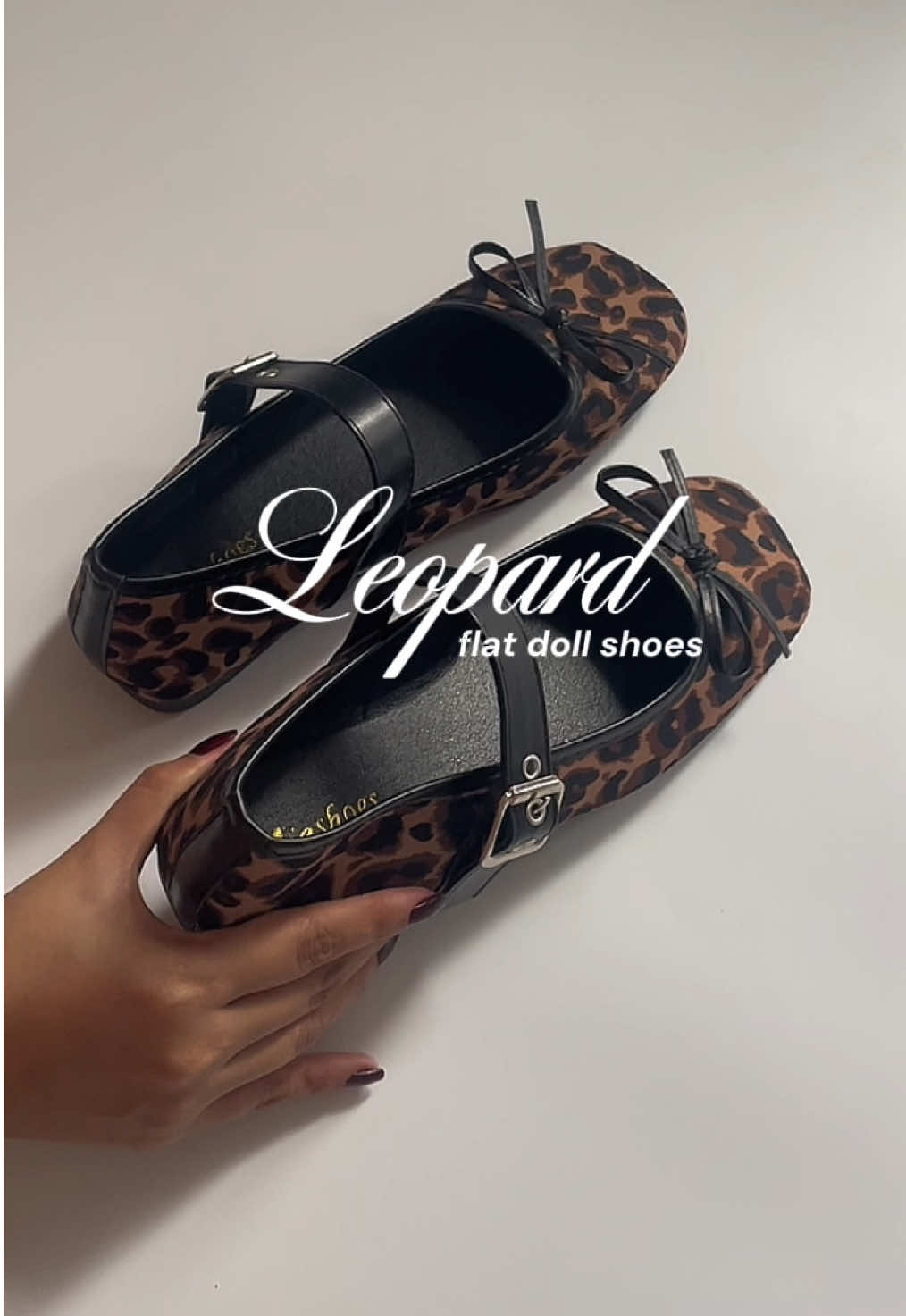 flat doll shoes 🫶 #dollshoes #flatshoes #leopardprint #leopard #leopards 