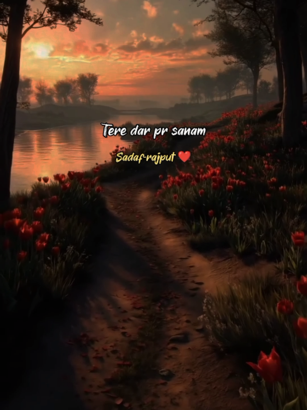 Tere dar par sanam ❤️  #90 #song #sadafrajput #foru #fyp 
