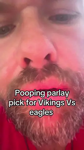 Pooping parlay pick for Vikings vs eagles #bigdaddyalphasupervisor #minnesotavikings #fyp #philadelphiaeagles #nflnews 
