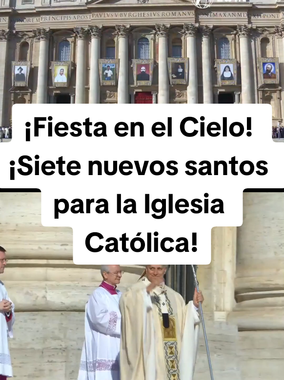 El Papa León XIV canonizó a un grupo de siete nuevos santos, entre los que se encuentran la Madre Carmen Rendiles y el doctor José Gregorio Hernández, los primeros venezolanos en ser elevados a los altares. #papaleonxiv #faith #fe #IglesiaCatólica #santos 