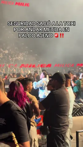 Seguridad saca a la toxicorroncha de un palco ajeno 