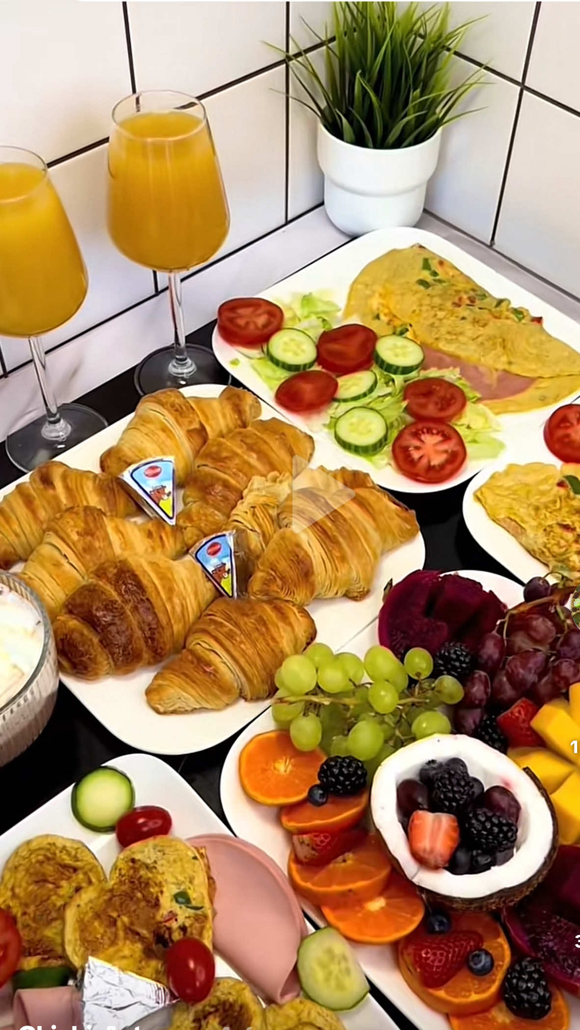 Petit déjeuner 🍳 breakfast du dimanche recette facile simple et rapide #cook #pourtoi #tiktokfrance🇨🇵 #tiktokfood #breakfast 