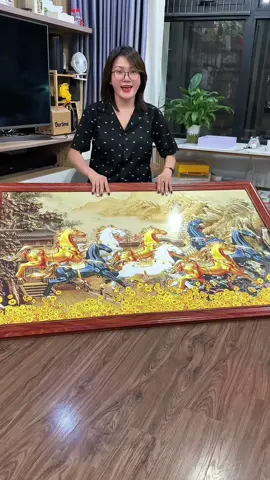 Tranh phong thuỷ mã đáo thành công tráng gương cao cấp đẹp lắm ạ #tranhphongthuy #tranhmadaothanhcong #tranhtrangguong #xuhuong #TikTokAwardsVN 