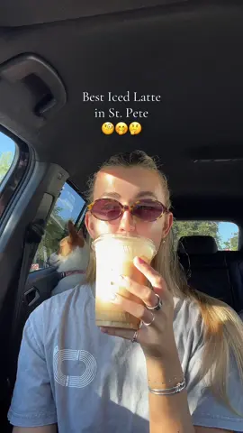 Name a better coffee… 🤭 #bandit #stpete #latte #stpetersburg #icedlatte 