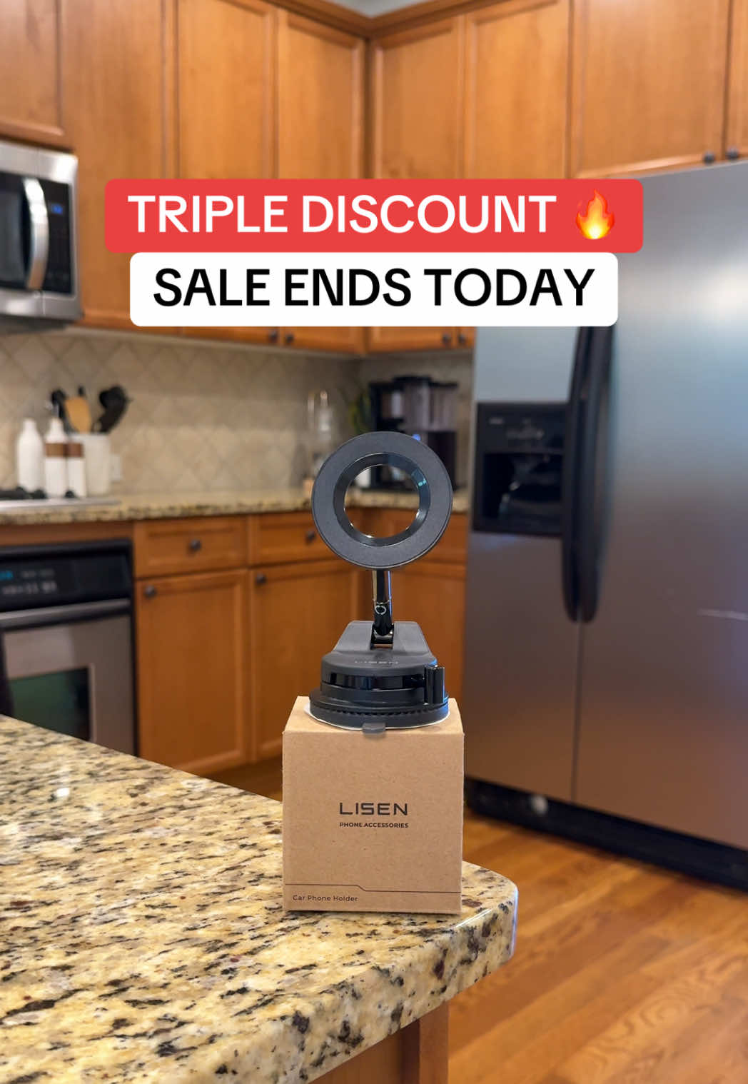 LISEN Phone Vacuum MagSafe #TikTokShopCreatorPicks #tiktokfinds #TikTokShopBlackFriday #TikTokShopCyberMonday #tiktokdeals Limited-time offer. Prices and discounts may vary based on your applied offers and depending on when you see the video. Promotion may have ended by the time you see this.