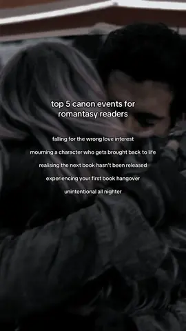 Reader canon events #BookTok #romantasyreaders #canonevent 