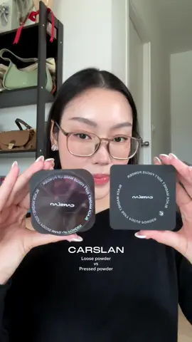 @Carslan.TH TH loose powder vs pressed powder, which one is better!💪🏻✨ #carslan #carslancosmetics #carslanpowder #loosepowder #pressedpowder 