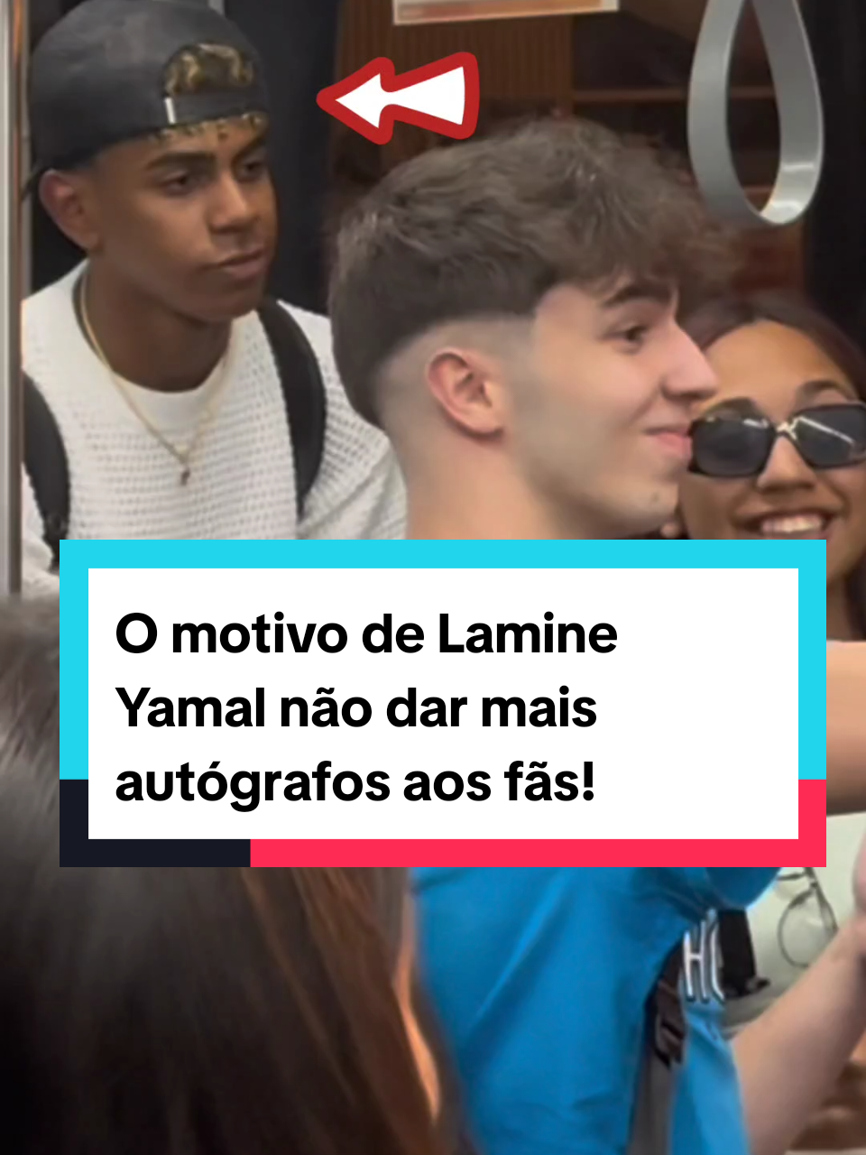 O motivo de Lamine Yamal não dar mais autógrafos aos fãs! #futebol #lamineyamal #barcelona #messi #cristianoronaldo 