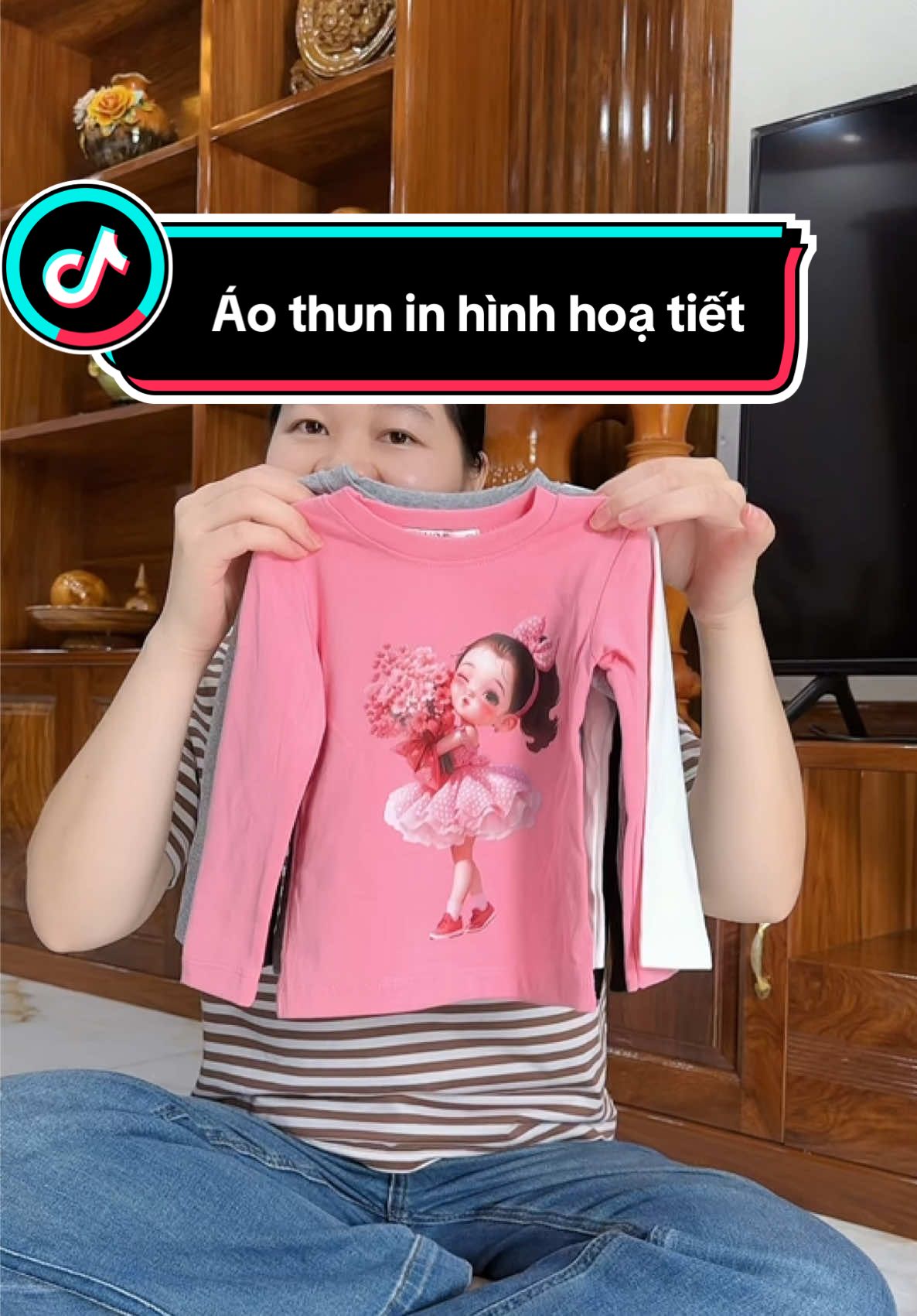 Áo thun in hình họa tiết đáng yêu cho bé  #thoitrangtreem #aothuncottonchobe #aothunchobe #tiemmena #xuhuong 