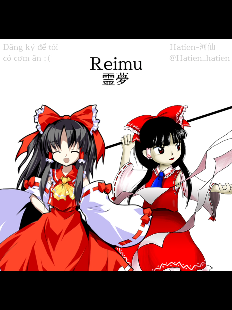 Thiết kế nhân vật Touhou kiểu...#touhou 