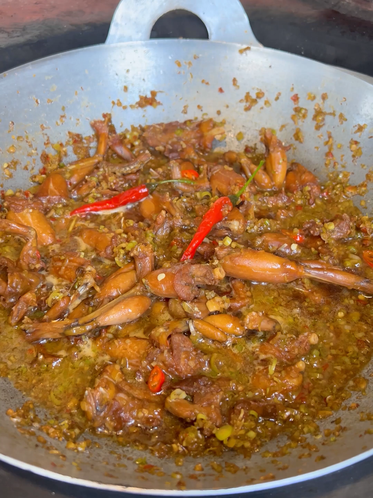 Cấm câu ếch Miền Tây, món ếch kho sả ớt #trangmientay #tranvantrang