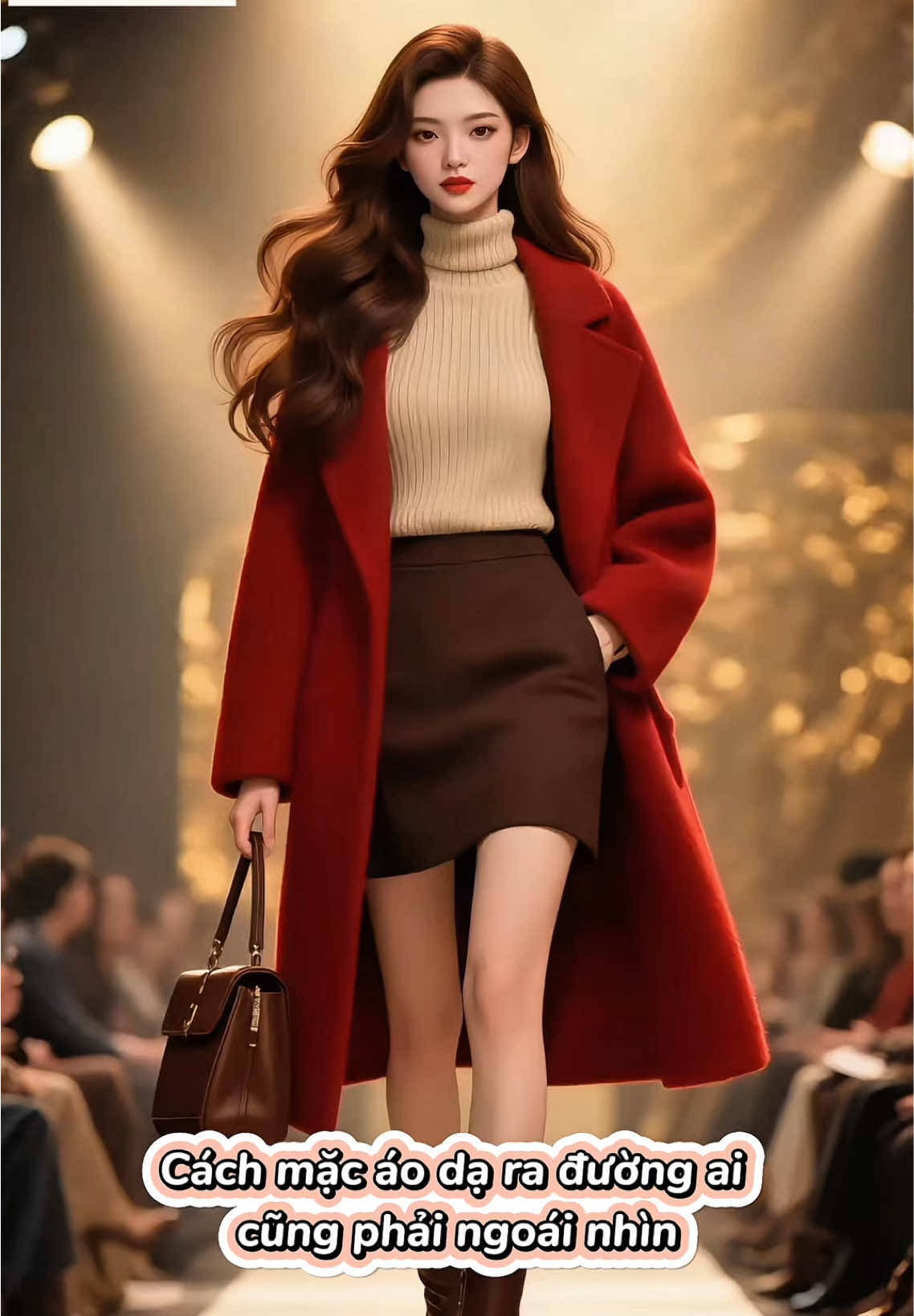 Cách mặc áo dạ ai cũng khen xinh