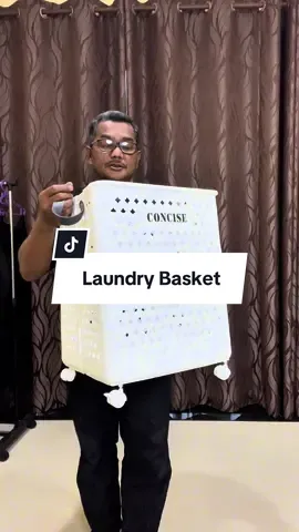 Boleh masuk pakaian kotor dalam bakul ni… letak tepi mesin basuh baru tak bersepah merata😀 #bakulpakaian #bakuldobi #laundrybasket 