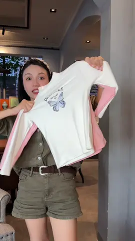 Áo Giữ Nhiệt Nỉ Nhung Bé Gái xinh lắm ah #megiangcogu #quanaotreem #aogiunhietchobe #aogiunhiet #aothudongchobe 