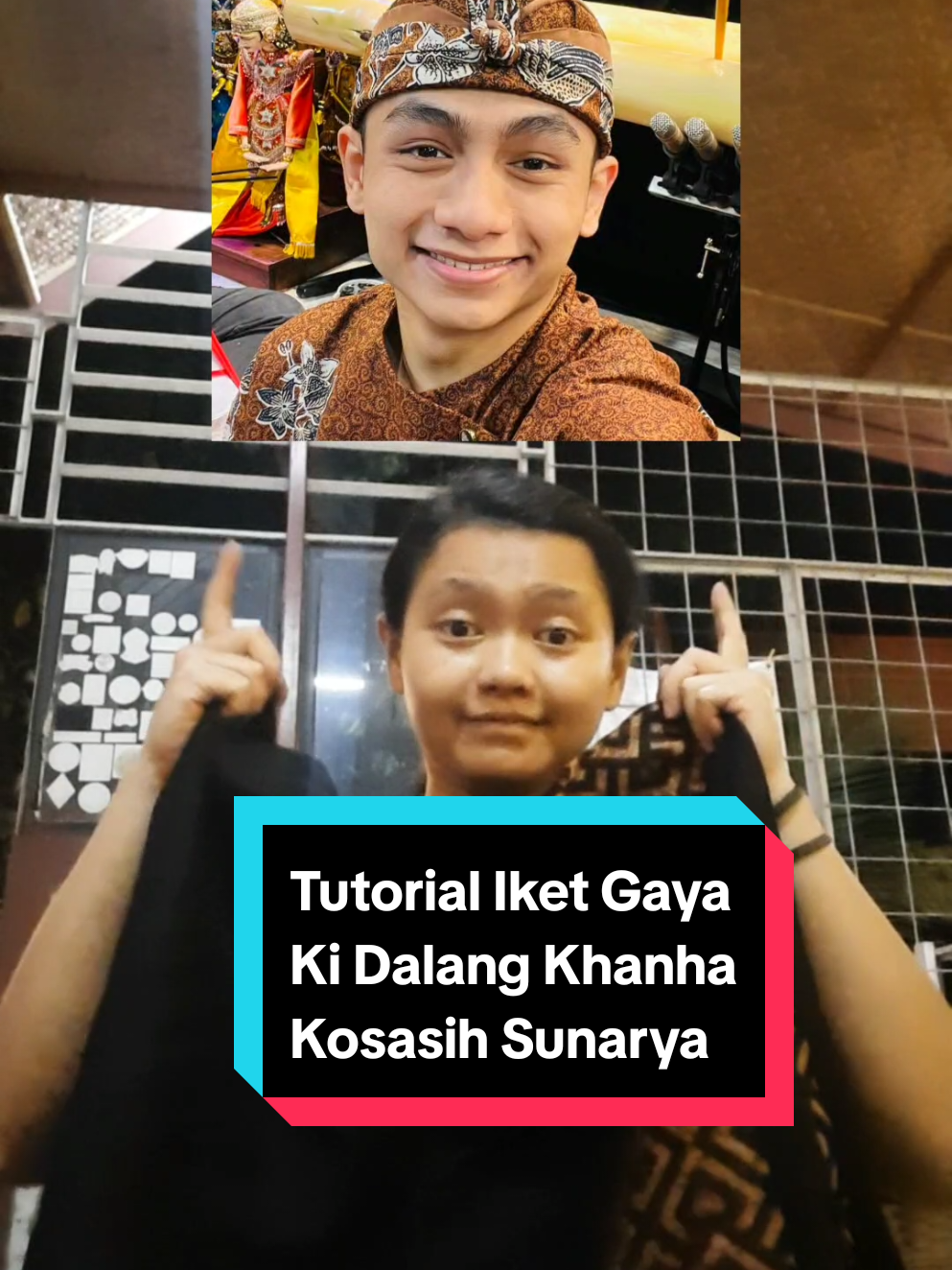 Nyobian ngadamel iket nu sok dianggo ku Ki Dalang @khanhashandhika @giriharjaduaputu tina iket lembaran segi opat. Teu sampurna tapi lumayan lah jiga sakedik. 😄 Hapunten ki dalang ngiring diajar 😊🙏🏻 #tutorialiketsunda #dalang #wayanggolek #giriharjaduaputu #khanhaadekosasih 