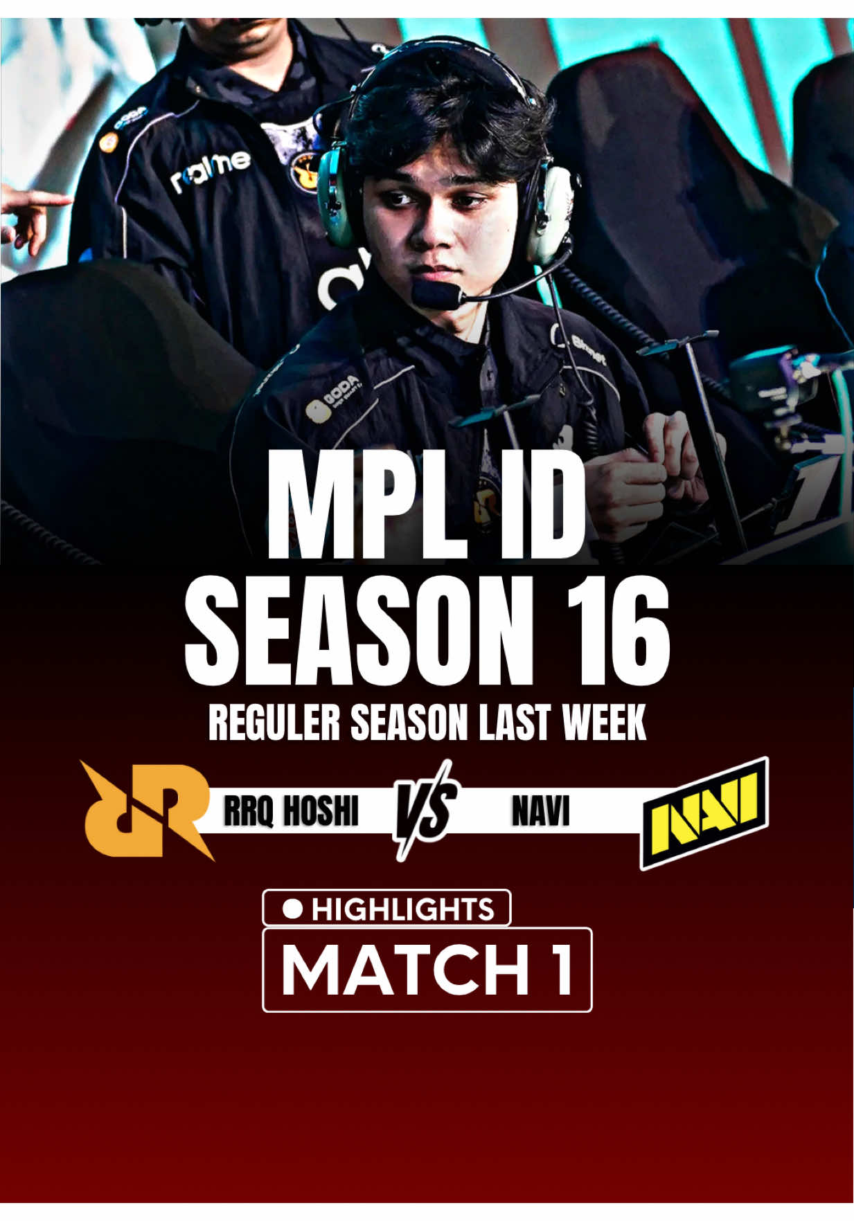 Highlights • MPL ID S16 || RRQ VS NAVI - GAME 1 #mplindonesia #rrqhoshi  #MLBB9TH #MLBB #fyp 