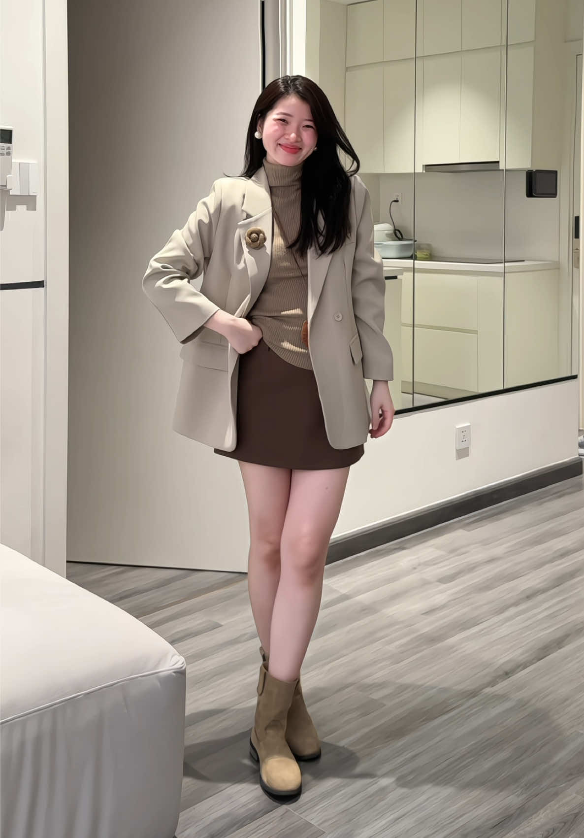 Anh nói thương em hết lòng ... ❄️ về rùi ạ #xuhuong #OOTD #outfit #viral #blazer 