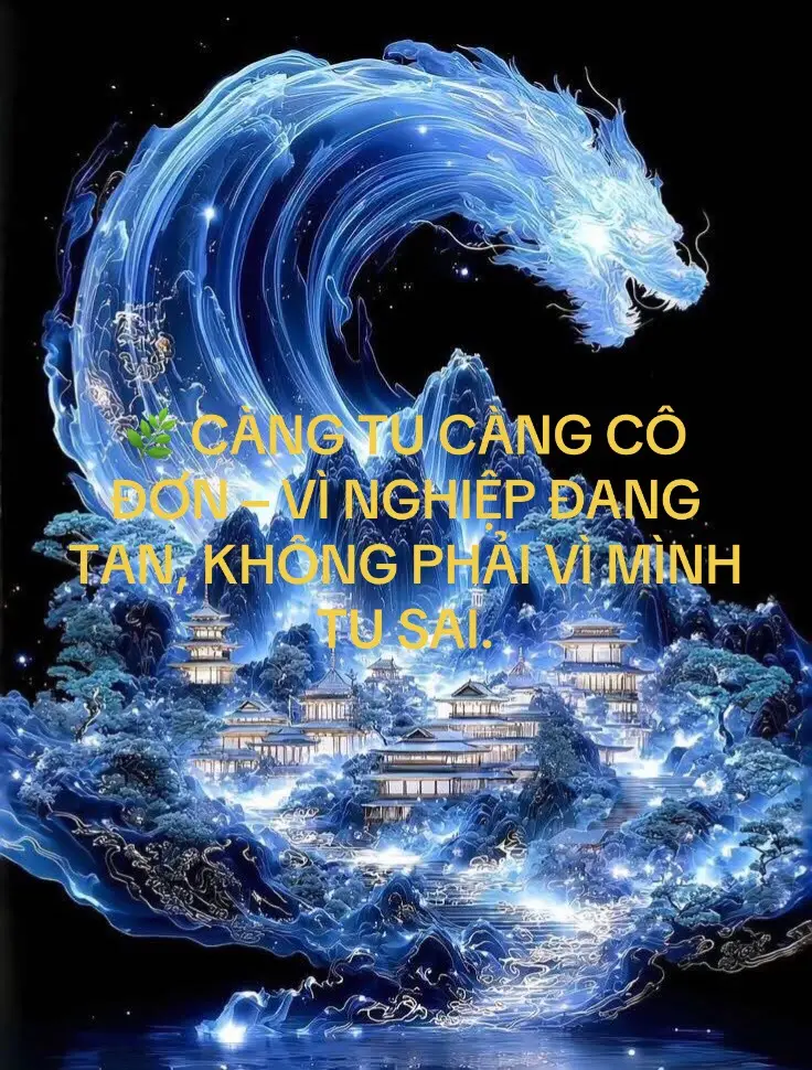 🌿 CÀNG TU CÀNG CÔ ĐƠN – VÌ NGHIỆP ĐANG TAN, KHÔNG PHẢI VÌ MÌNH TU SAI. Có bao giờ bạn cảm thấy, càng tu tập, càng tỉnh thức, thì những người xung quanh lại càng xa rời mình? Những cuộc nói chuyện xưa không còn hợp, những niềm vui cũ bỗng nhạt dần, thậm chí có người từng thân lại dần tránh né. Lúc ấy, ta dễ sinh tâm hoang mang: “Phải chăng mình đang đi sai đường?” Thật ra, đó không phải là cô đơn của mất mát, mà là sự cô đơn của chuyển hóa. Khi ta bắt đầu hành trình tu tập, năng lượng trong ta thay đổi — những tầng nghiệp cũ, thói quen cũ, duyên cũ bắt đầu được thanh lọc. Và quá trình thanh lọc ấy, đôi khi rất tĩnh lặng, rất đau, và rất… một mình. 🍀 CÔ ĐƠN VÌ NGHIỆP ĐANG TAN. Mỗi khi tâm ta hướng thiện, năng lượng sáng khởi lên, những năng lượng cũ – vốn nặng nề, tiêu cực – sẽ bị đẩy ra. Điều này giống như khi ta quét một căn phòng bụi bặm: lúc đầu, bụi bay mù mịt, ta tưởng căn phòng bẩn hơn, nhưng thật ra là đang sạch dần. Cô đơn cũng vậy – đó là lúc những mối quan hệ không còn đồng tần số tự nhiên rời đi. Không phải họ xấu, không phải ta tốt hơn, chỉ là duyên đã đủ, nghiệp đã dứt. 🍀 CÔ ĐƠN VÌ TÂM ĐANG HỌC CÁCH QUAY VÀO BÊN TRONG. Trước kia, ta quen tìm niềm vui bên ngoài – một lời khen, một ánh mắt, một cuộc trò chuyện. Khi tu tập, ta học cách quay về bên trong, đối diện chính mình, quan sát từng cảm xúc khởi lên rồi tan đi. Khoảnh khắc ấy, người ngoài nhìn vào thấy lặng lẽ, nhưng bên trong lại là cả một cuộc “cách mạng tâm linh” diễn ra không ngừng. Cô đơn, lúc này, là cơ hội để ta thật sự gặp lại chính mình. 🍀 CÔ ĐƠN ĐỂ TRƯỞNG THÀNH TRONG TRÍ TUỆ. Người mới tu thường mong cầu bình an đến sớm. Nhưng bình an không đến từ né tránh cuộc đời, mà từ hiểu sâu nghiệp quả. Khi trí tuệ khởi sinh, ta nhận ra: mọi thứ đến đều có nhân duyên. Không còn oán trách ai, cũng không còn níu giữ điều gì. Sự cô đơn khi ấy không còn nặng nề nữa – mà trở thành không gian để tâm nở hoa, để ánh sáng trí tuệ hiển lộ. Đức Phật từng dạy: “Người trí, dù sống một mình, vẫn vui như sống giữa bạn hiền.” Bởi họ biết, cô đơn không phải là trống rỗng, mà là tĩnh lặng để nghe được tiếng lòng của chính mình. Nếu bạn đang trong giai đoạn “càng tu càng cô đơn”, xin đừng sợ. Hãy biết rằng vũ trụ đang gột rửa bạn, nghiệp cũ đang tan, để ánh sáng mới được sinh ra. Rồi một ngày, khi tâm bạn thật sự trong sáng và an tĩnh, bạn sẽ không còn thấy cô đơn nữa — vì lúc ấy, toàn thể vạn vật đều là bạn, và Phật đang ở ngay trong tâm mình. NAM MÔ BỔN SƯ THÍCH CA MÂU NI PHẬT 🙏🏻 #lantoabinhan_khoinguonhanhphuc #songtinhthuc #hanhtrinhtrove